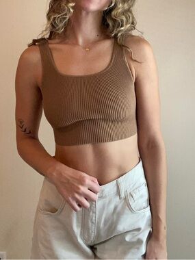 Babaton Ribbed Sculpt Knit Tank